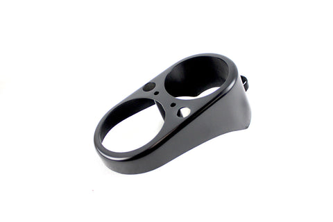 Dash Gauge Housing Matte Black - V-Twin Mfg.