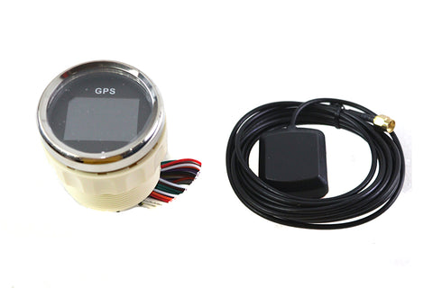 52mm GPS Speedometer Chrome - V-Twin Mfg.
