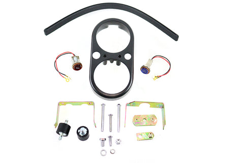 FXS Dash Housing Kit Black - V-Twin Mfg.