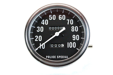 Replica Police 2:1 Speedometer - V-Twin Mfg.