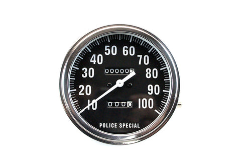 Replica Police 1:1 Speedometer - V-Twin Mfg.