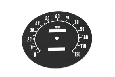 Speedometer Tin Face - V-Twin Mfg.
