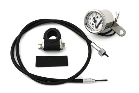 Deco Mini 48mm Speedometer Kit with 2:1 Ratio - V-Twin Mfg.