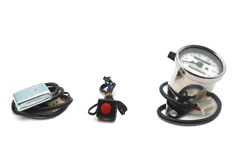 Mini Multi Colored 60mm Speedometer with 2240:60 Ratio - V-Twin Mfg.