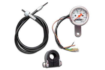 Mini 48mm Speedometer with 2:1 Ratio - V-Twin Mfg.