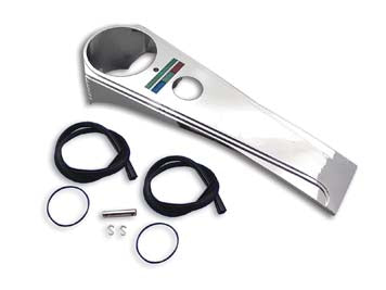 Chrome Long Rider Style Dash Panel - V-Twin Mfg.