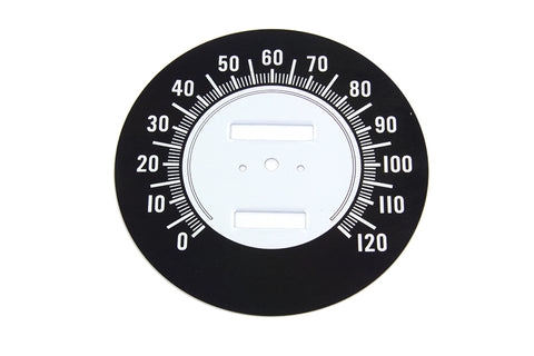 Speedometer Tin Face - V-Twin Mfg.