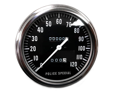 Replica Police 2:1 Speedometer - V-Twin Mfg.
