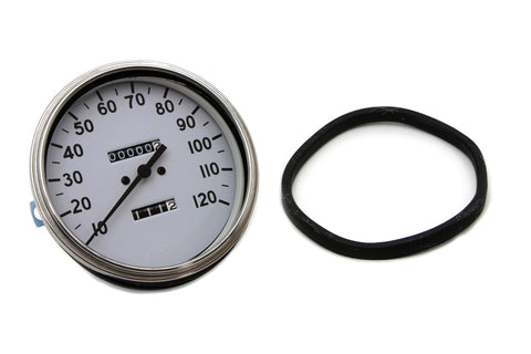 Replica 2:1 Speedometer with Black Needle - V-Twin Mfg.