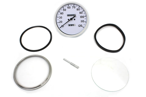 Replica 2:1 Speedometer with Black Needle - V-Twin Mfg.