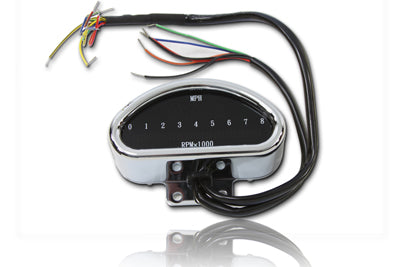 Digital Mini Speedometer and Tachometer - V-Twin Mfg.