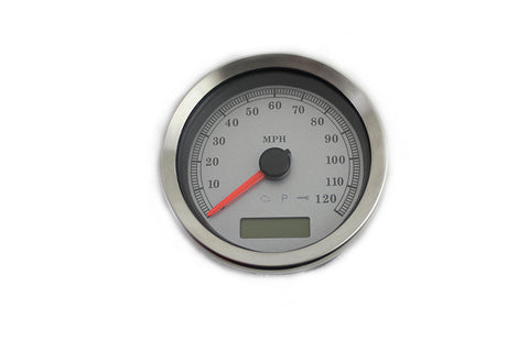 Programmable Gauge with Silver Face - V-Twin Mfg.