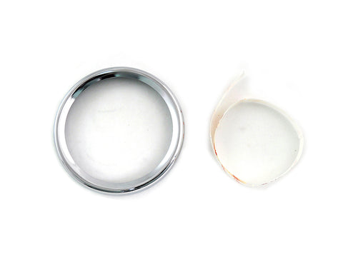Instrument Gauge Bezel Cover Chrome - V-Twin Mfg.