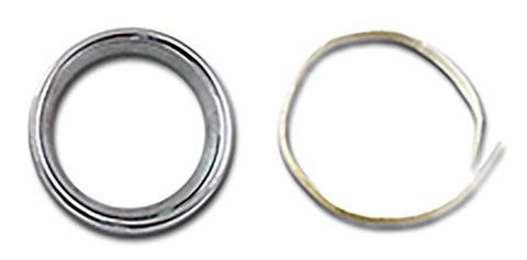 2 inch Gauge Bezel Cover Chrome - V-Twin Mfg.