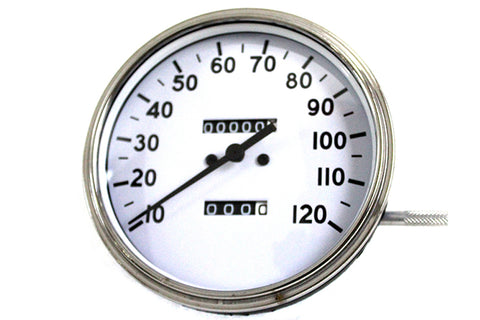 Replica 2:1 Speedometer with Black Needle - V-Twin Mfg.