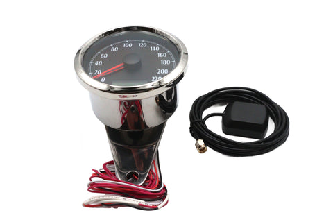 85mm GPS Speedometer Chrome - V-Twin Mfg.