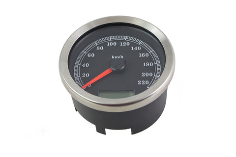 4 inch Electronic Speedometer Assembly Black - V-Twin Mfg.