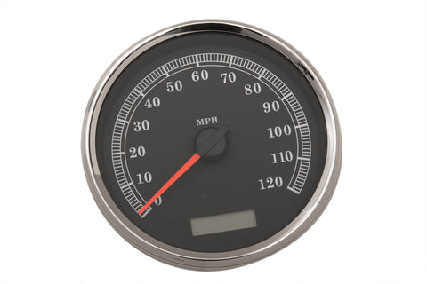 5 inch Electronic Speedometer Assembly Black - V-Twin Mfg.