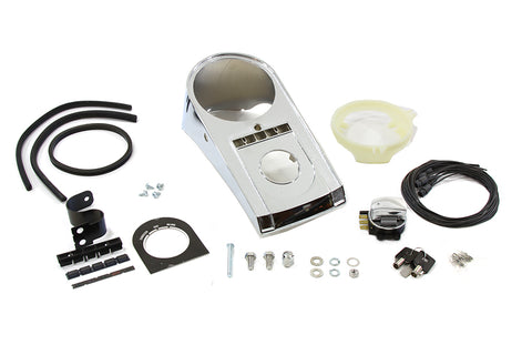 Chrome Bobbed Dash Cover Kit - V-Twin Mfg.