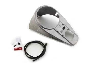 Raw Two Light Dash Panel - V-Twin Mfg.