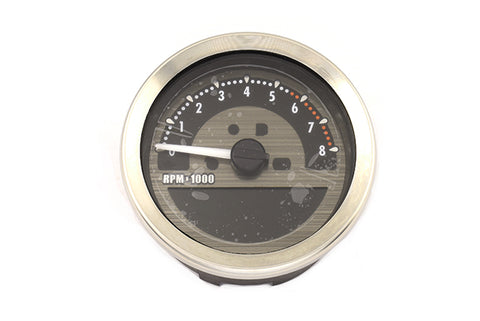 AEE 4 inch Dakota Style Speedometer and Tachometer Black - V-Twin Mfg.