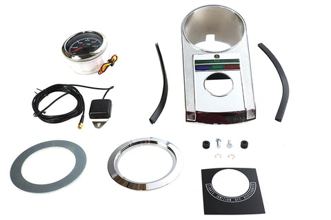 85mm GPS Speedometer Kit Chrome - V-Twin Mfg.