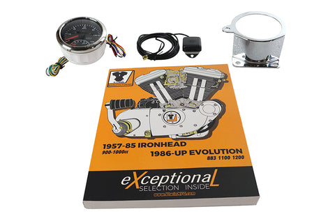 85mm Speedometer and Tachometer Combo Gauge Kit - V-Twin Mfg.