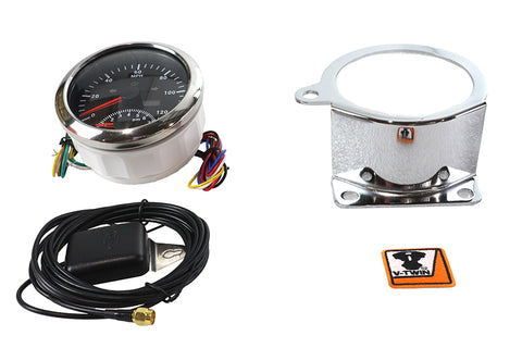 85mm Tachometer and Speedometer Gauge Kit - V-Twin Mfg.