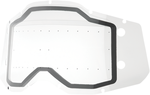 100% Accuri 2/Racecraft 2/Strata 2 Forecast Dual Lens - With Bumps - Clear 59101-00001