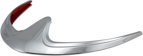 SHOW CHROME Fender Tip Accent - Chrome - Front 63-306
