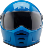 BILTWELL Lane Splitter Helmet - Gloss Tahoe Blue - Large 1004-129-504