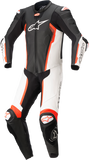 ALPINESTARS Missile v2 - 1-Piece Suit - Black/White/Red Fluorescent - US 48 / EU 58 3150122-1231-58