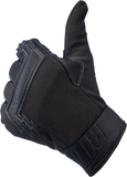 BILTWELL Baja Gloves - Black Out - Small 1508-0101-302