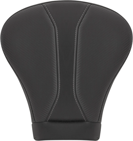 SADDLEMEN Dominator Pillion Pad - Extended Reach/Touring - Black w/ Gray Stitching - FLH/FLT '08-'22 808-07B-0142EXT