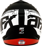 AFX FX-17Y Helmet - Attack - Matte Black/Red - Small 0111-1402