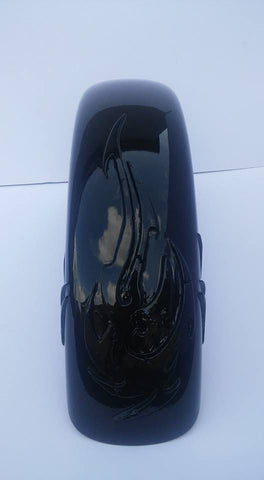 Harley Davidson Front fender Rock Tribal Design