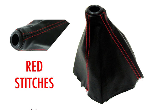 PVC LEATHER COLORED STITCHES TYPE-R SHIFT BOOT FOR HONDA CIVIC PRELUDE DEL SOL & ACURA INTEGRA / PART # SBEK9