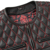 Tactical Emerald Men’s Motorcycle Leather Vest