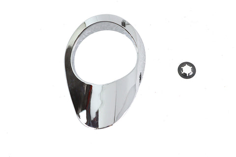 Dipstick Bezel Chrome - V-Twin Mfg.