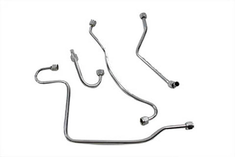 Panhead Oil Line Set Chrome - V-Twin Mfg.