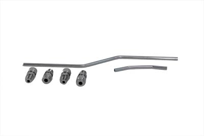 Rocker Box Oil Line Set Chrome - V-Twin Mfg.