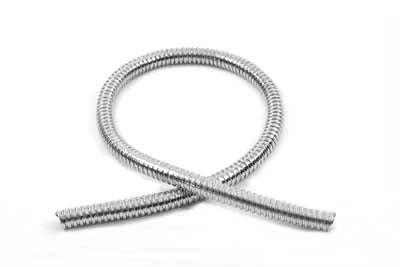 Chrome Metal Hose Cover - V-Twin Mfg.