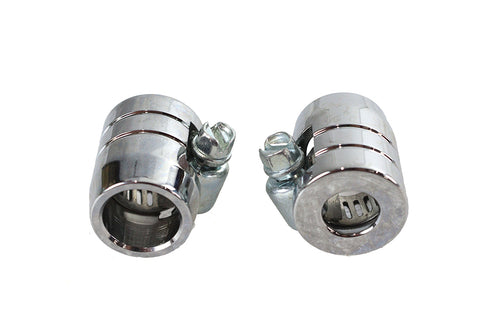 Smooth Chrome Econo Seal Hose End - V-Twin Mfg.