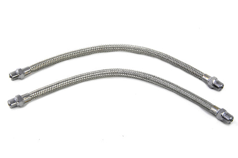 Braided Overhead Rocker Arm Oil Line - V-Twin Mfg.