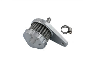 Chrome Crankcase Breather Assembly - V-Twin Mfg.