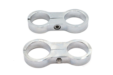 Oil Cooler Clamp Set - V-Twin Mfg.