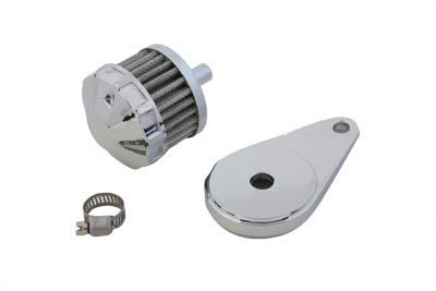 Chrome Crankcase Breather Assembly - V-Twin Mfg.