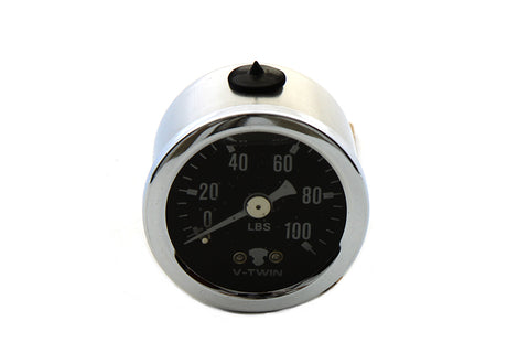 Liquid Filled Oil Pressure Gauge - V-Twin Mfg.