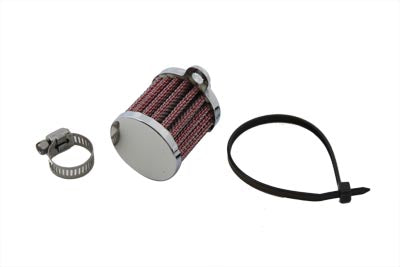 Chrome Crankcase Breather - V-Twin Mfg.