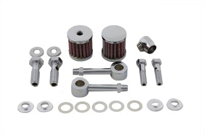 Sifton Dual Breather Kit - V-Twin Mfg.